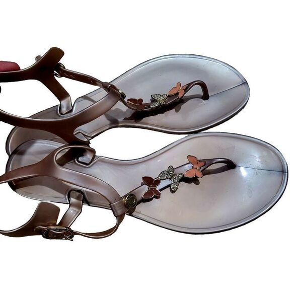 Guess butterfly accent sandals size 10 - Picture 4 of 6